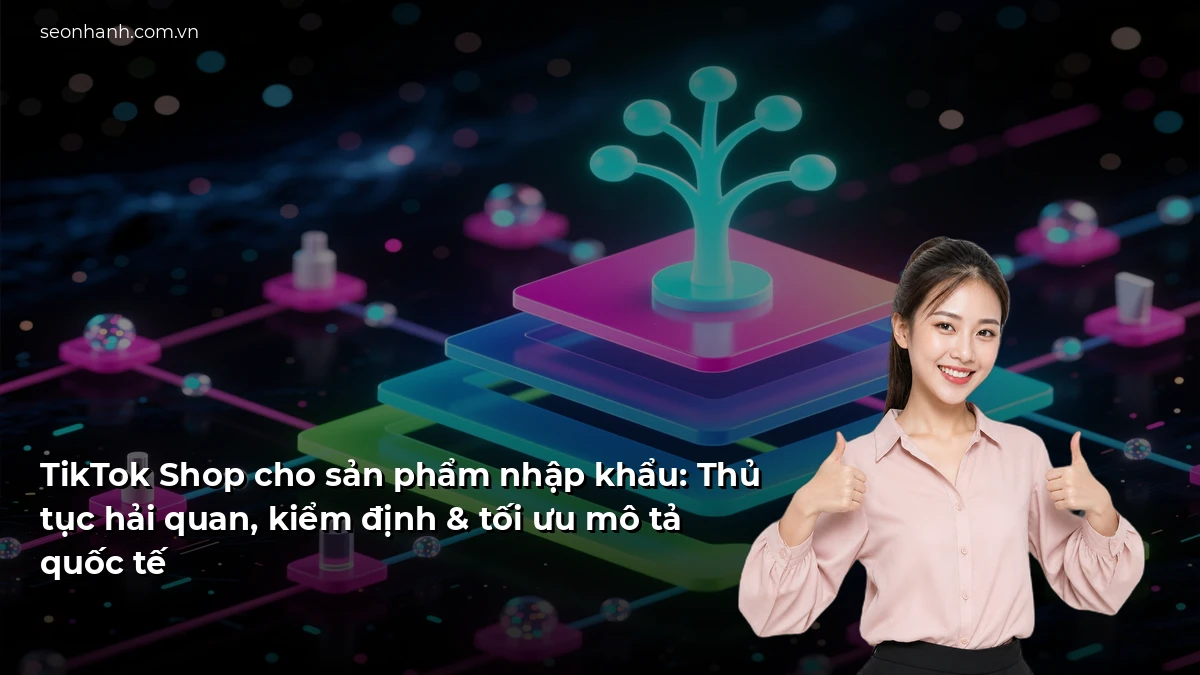 TikTok Shop cho sản phẩm nhập khẩu: Thủ tục hải quan, kiểm định & tối ưu mô tả quốc tế