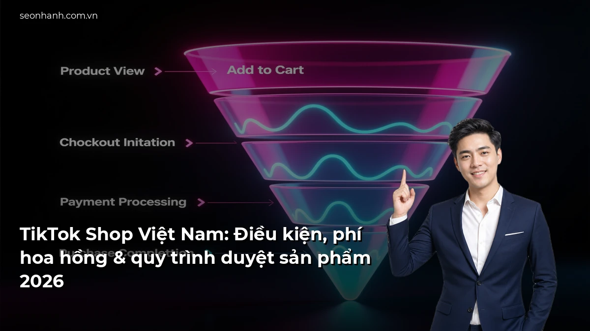 TikTok Shop Việt Nam: Điều kiện, phí hoa hồng & quy trình duyệt sản phẩm 2026
