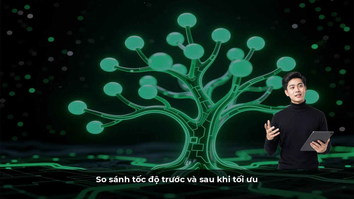 So sánh tốc độ trước và sau khi tối ưu