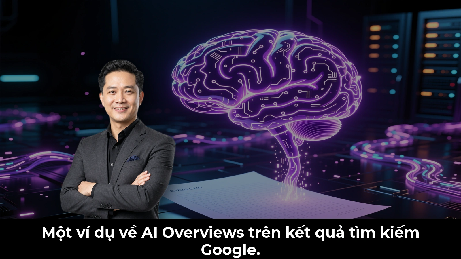 Một ví dụ về AI Overviews trên kết quả tìm kiếm Google.