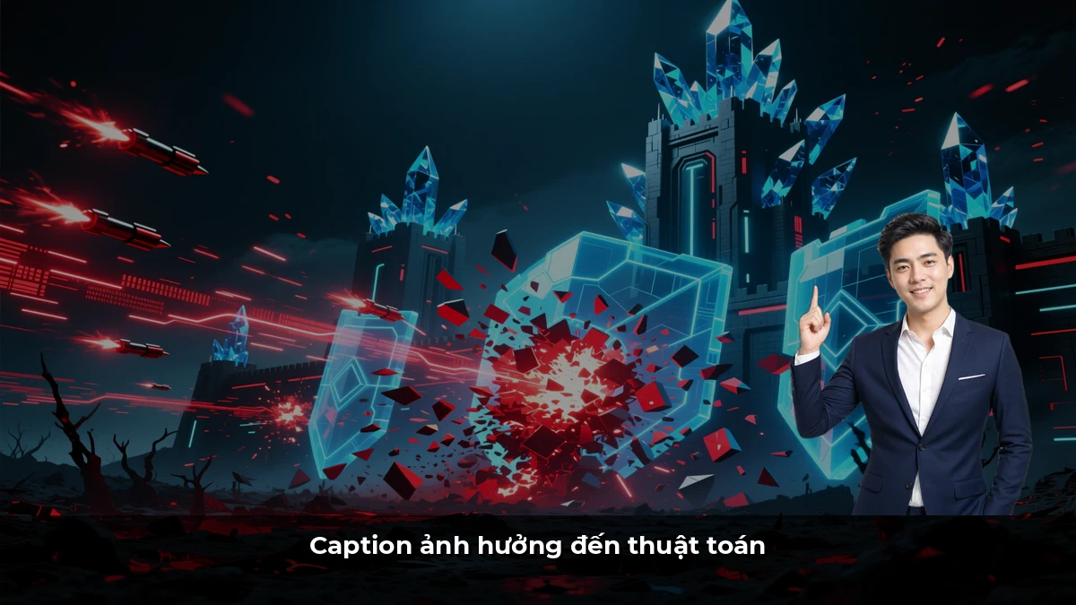Caption ảnh hưởng đến thuật toán