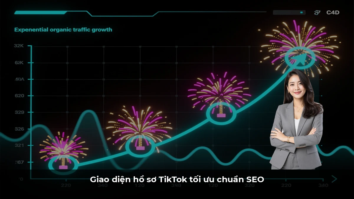 Giao diện hồ sơ TikTok tối ưu chuẩn SEO
