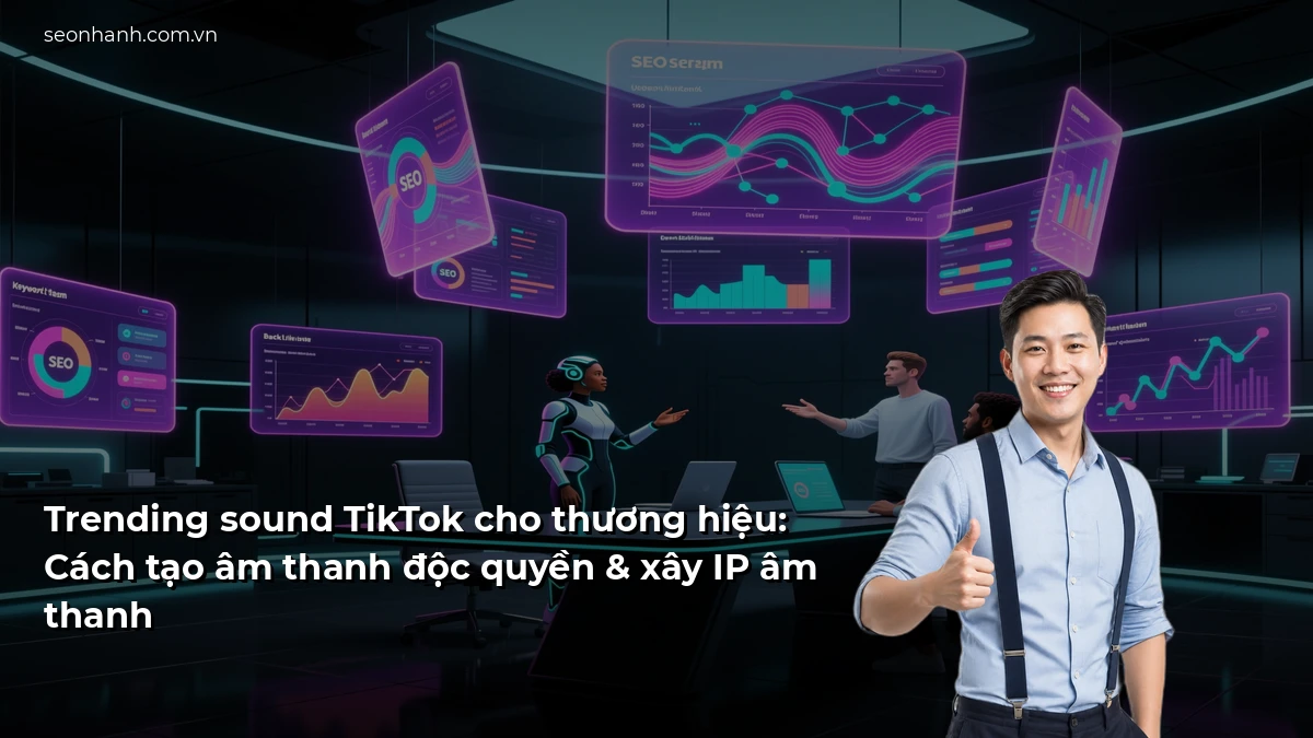 Trending sound TikTok cho thương hiệu: Cách tạo âm thanh độc quyền & xây IP âm thanh