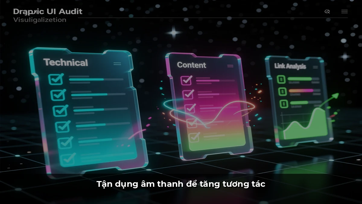 Tận dụng âm thanh để tăng tương tác