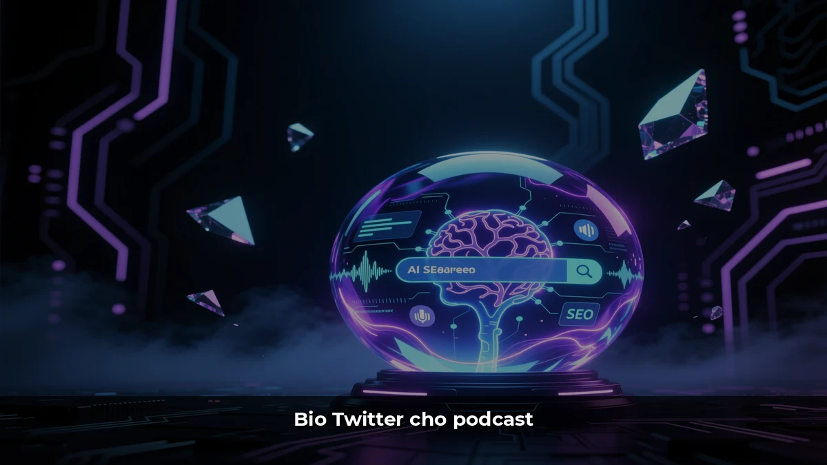 Bio Twitter cho podcast