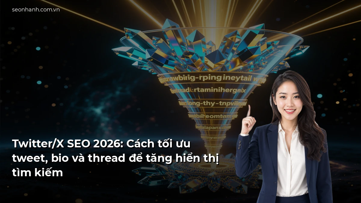 Twitter/X SEO 2026: Cách tối ưu tweet, bio và thread để tăng hiển thị tìm kiếm