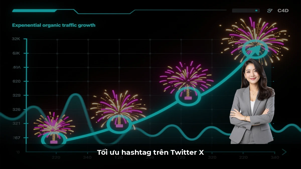 Tối ưu hashtag trên Twitter X