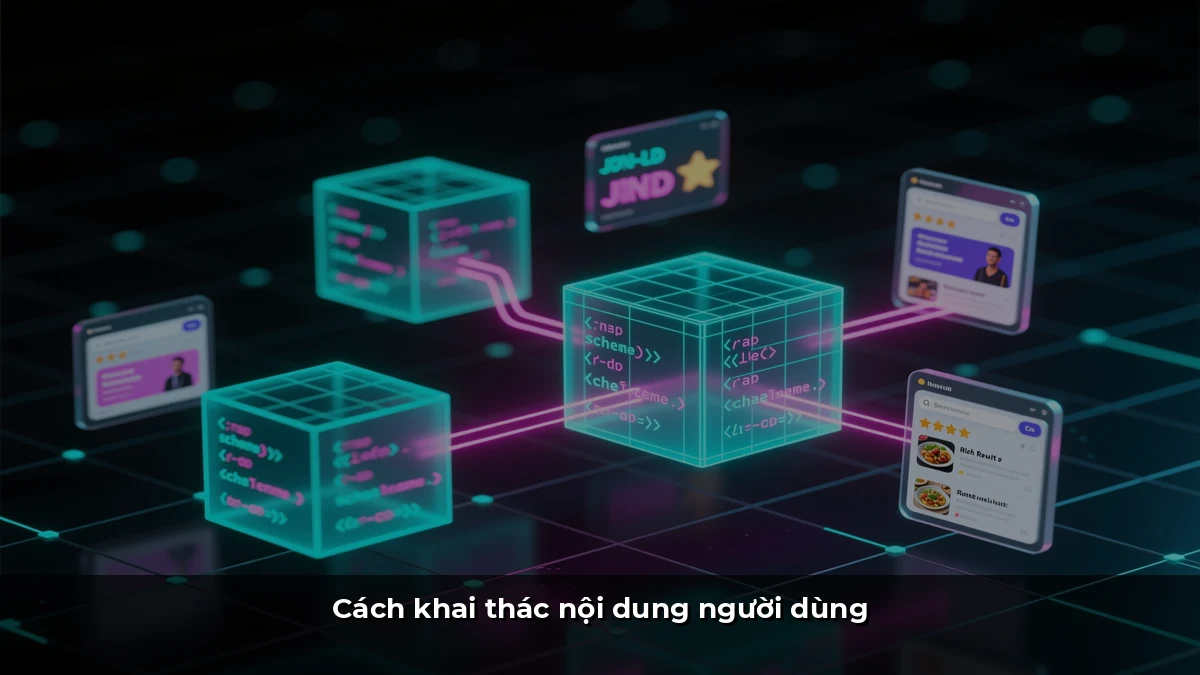 Cách khai thác nội dung người dùng