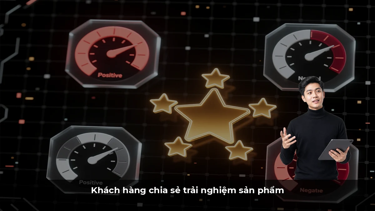 Khách hàng chia sẻ trải nghiệm sản phẩm