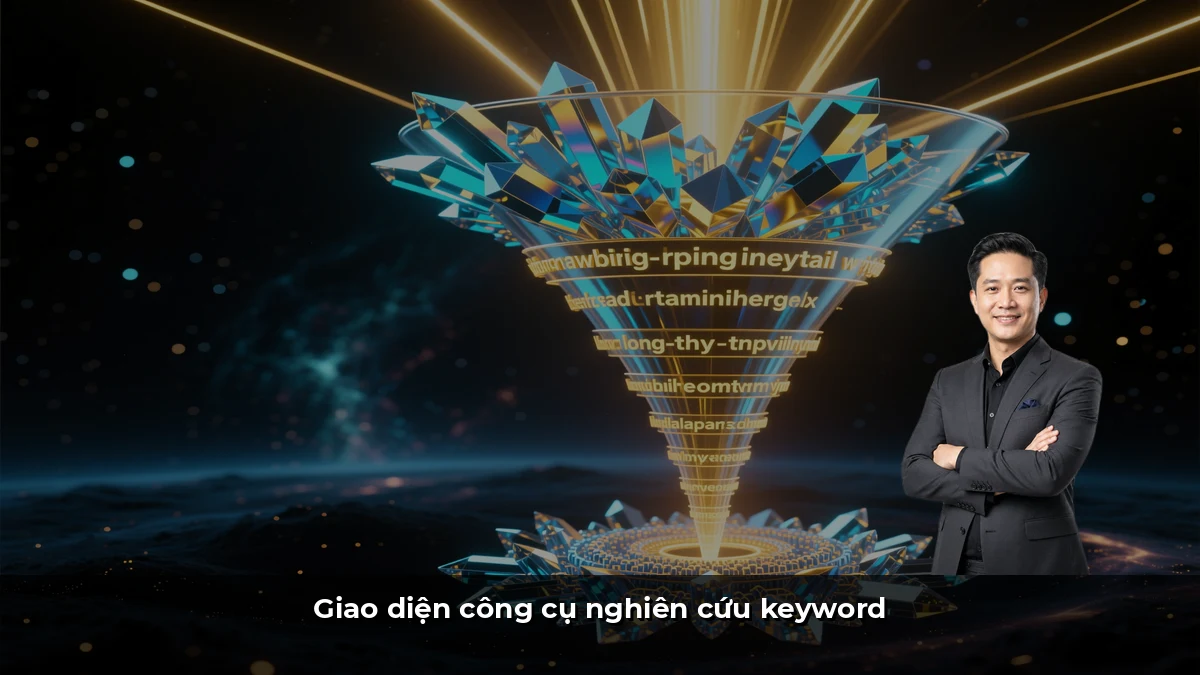 Giao diện công cụ nghiên cứu keyword