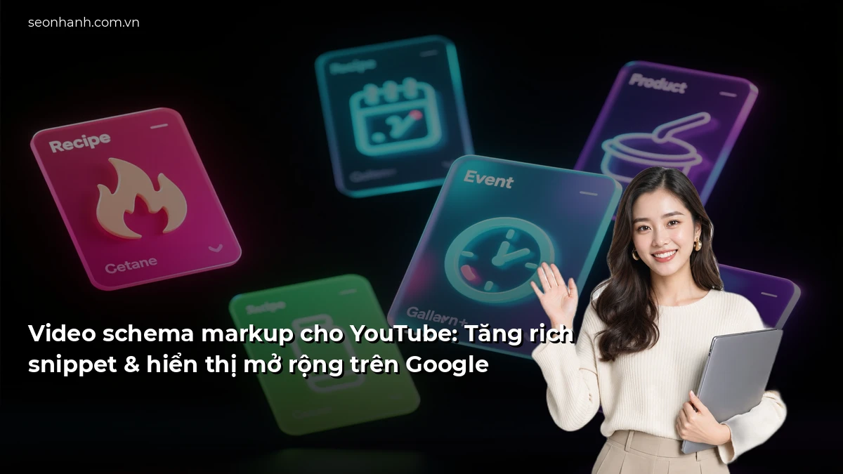 Video schema markup cho YouTube: Tăng rich snippet & hiển thị mở rộng trên Google