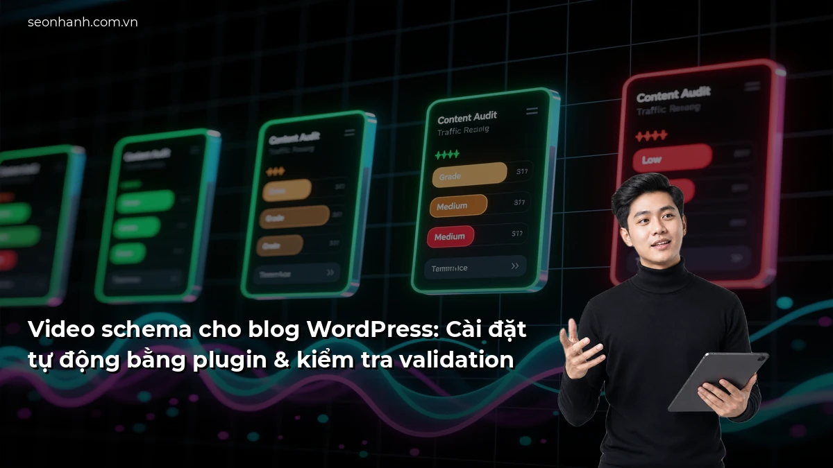 Video schema cho blog WordPress: Cài đặt tự động bằng plugin & kiểm tra validation