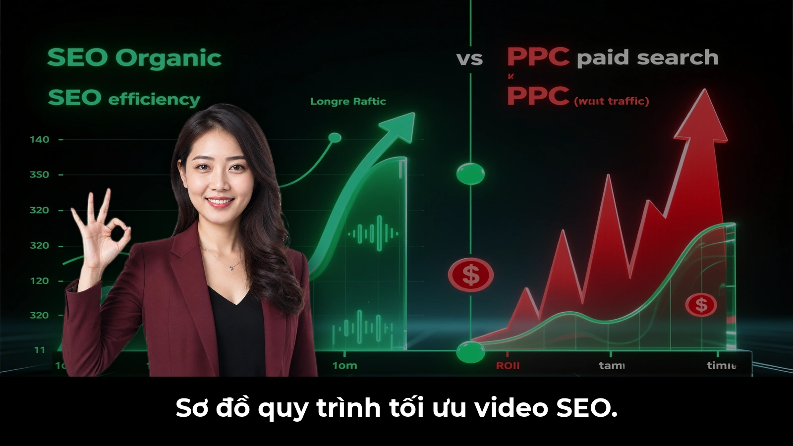 Sơ đồ quy trình tối ưu video SEO.