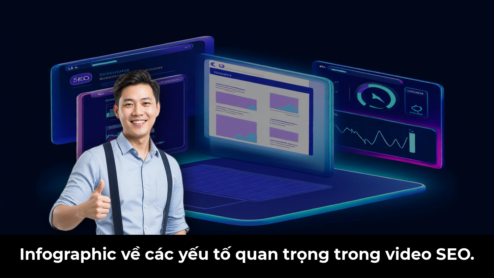 Infographic về các yếu tố quan trọng trong video SEO.