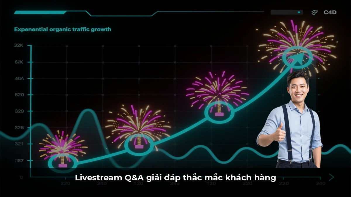 Livestream Q&A giải đáp thắc mắc khách hàng
