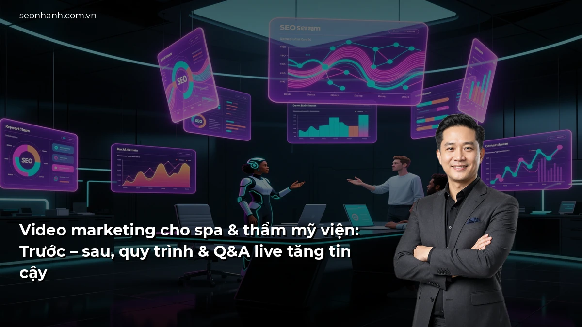 Video marketing cho spa & thẩm mỹ viện: Trước – sau, quy trình & Q&A live tăng tin cậy