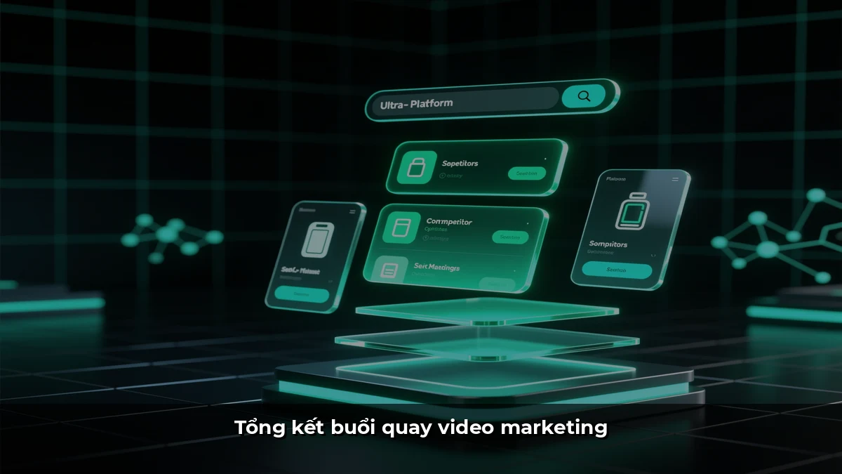 Tổng kết buổi quay video marketing