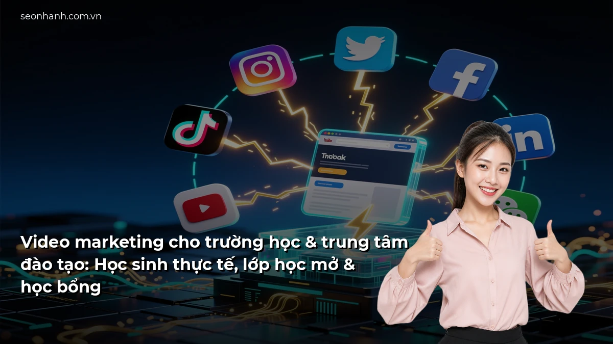 Video marketing cho trường học & trung tâm đào tạo: Học sinh thực tế, lớp học mở & học bổng