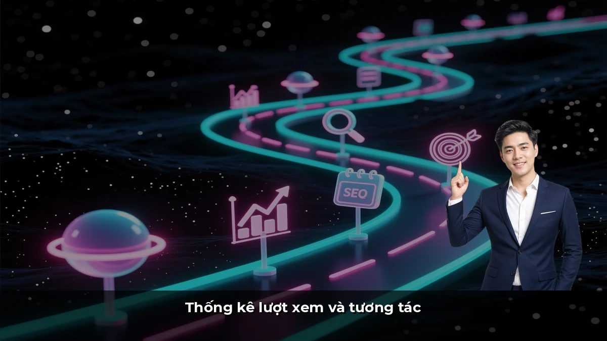 Thống kê lượt xem và tương tác