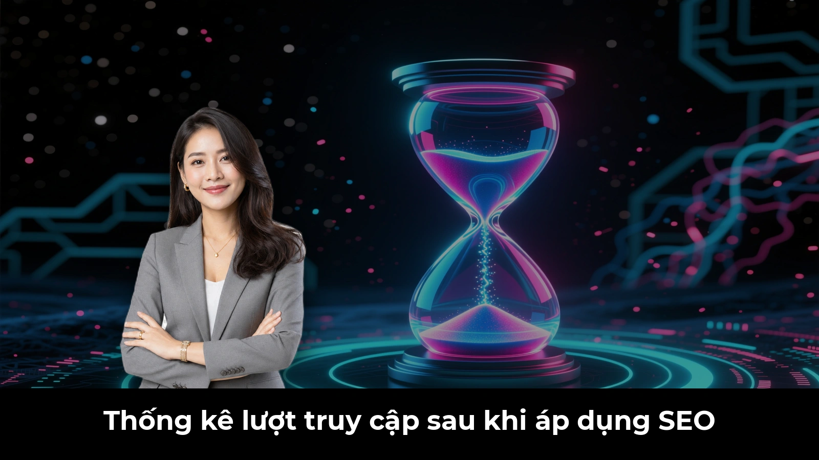 Thống kê lượt truy cập sau khi áp dụng SEO