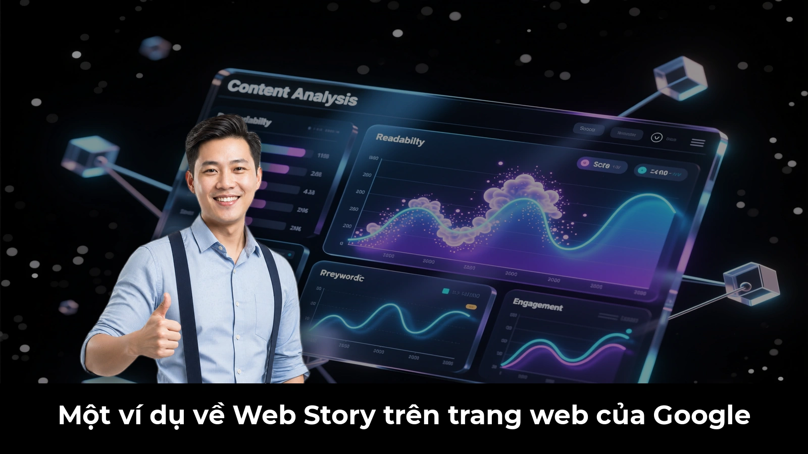 Một ví dụ về Web Story trên trang web của Google