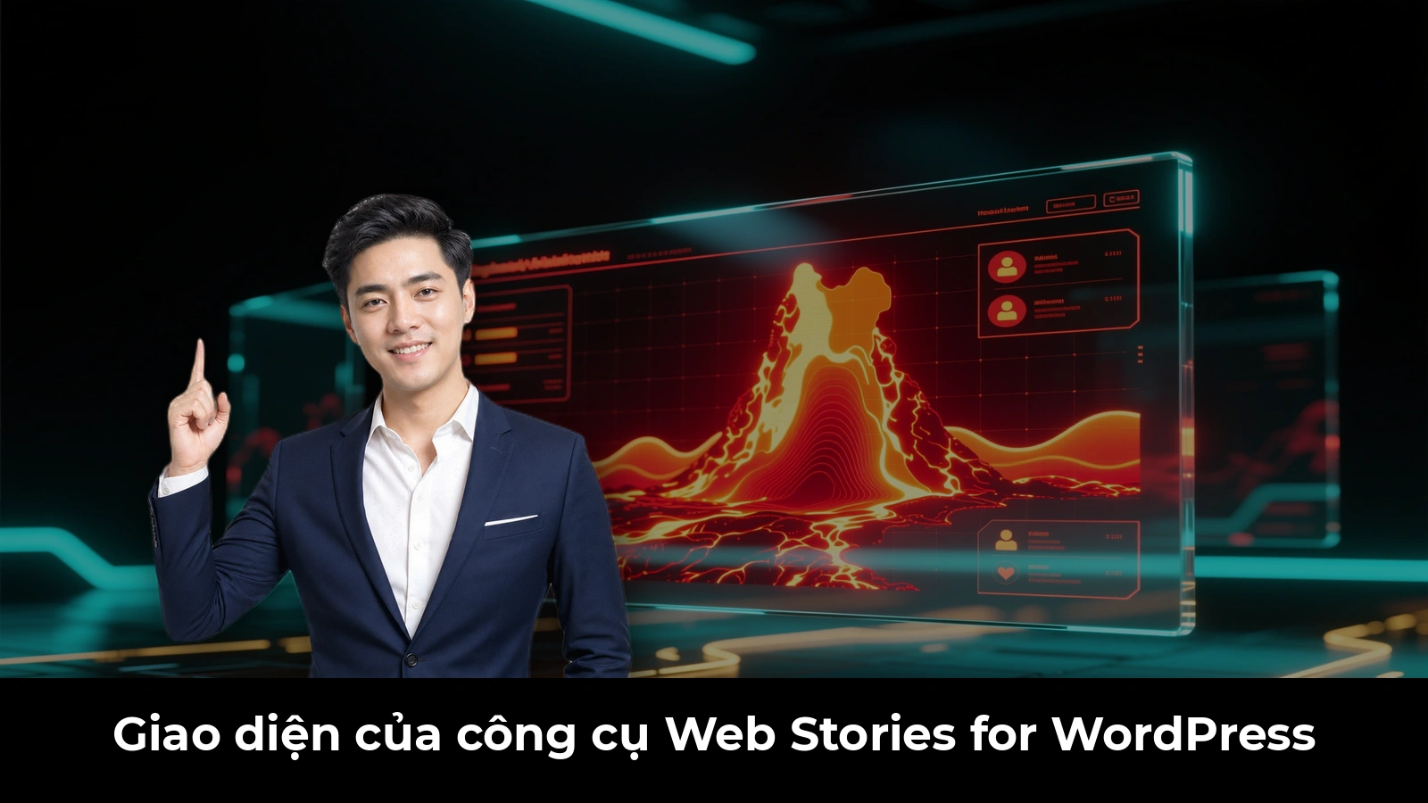Giao diện của công cụ Web Stories for WordPress