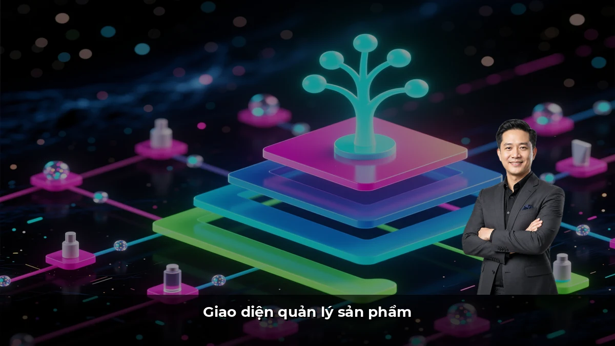 Giao diện quản lý sản phẩm