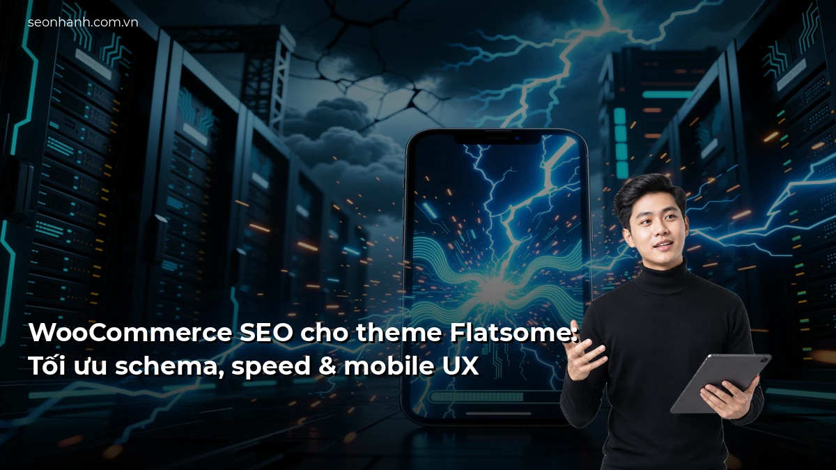 WooCommerce SEO cho theme Flatsome: Tối ưu schema, speed & mobile UX
