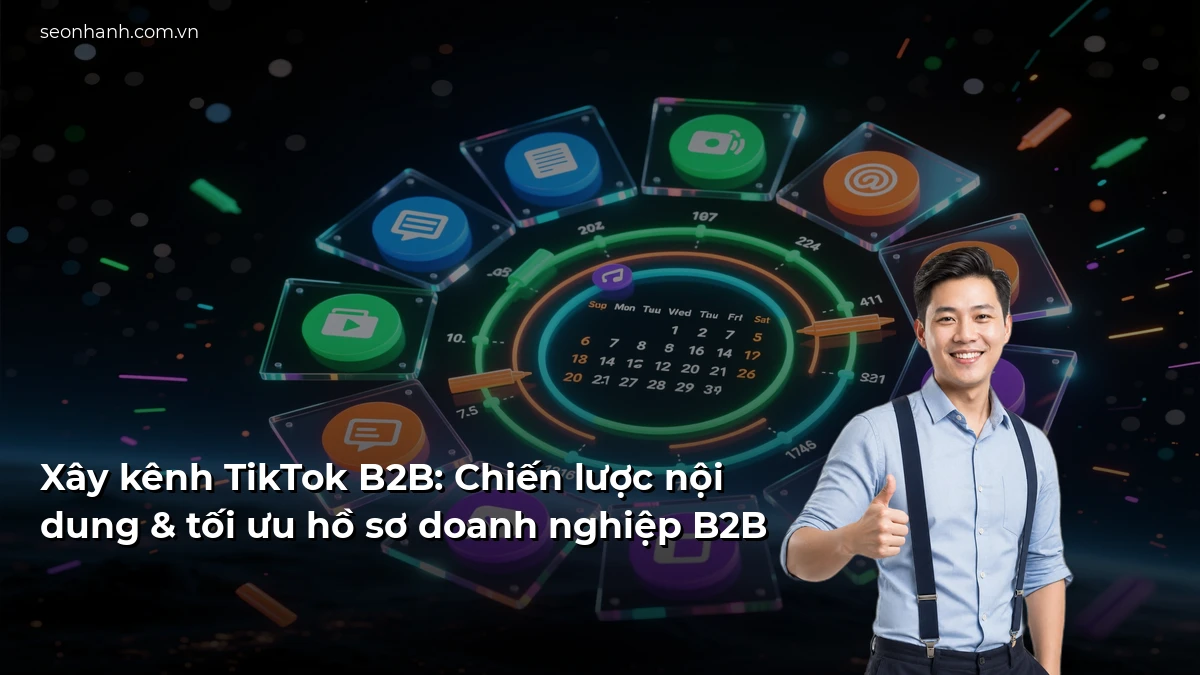 Xây kênh TikTok B2B: Chiến lược nội dung & tối ưu hồ sơ doanh nghiệp B2B
