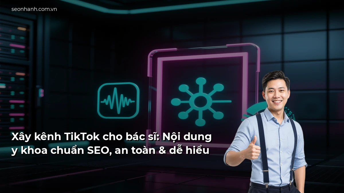 Xây kênh TikTok cho bác sĩ: Nội dung y khoa chuẩn SEO, an toàn & dễ hiểu