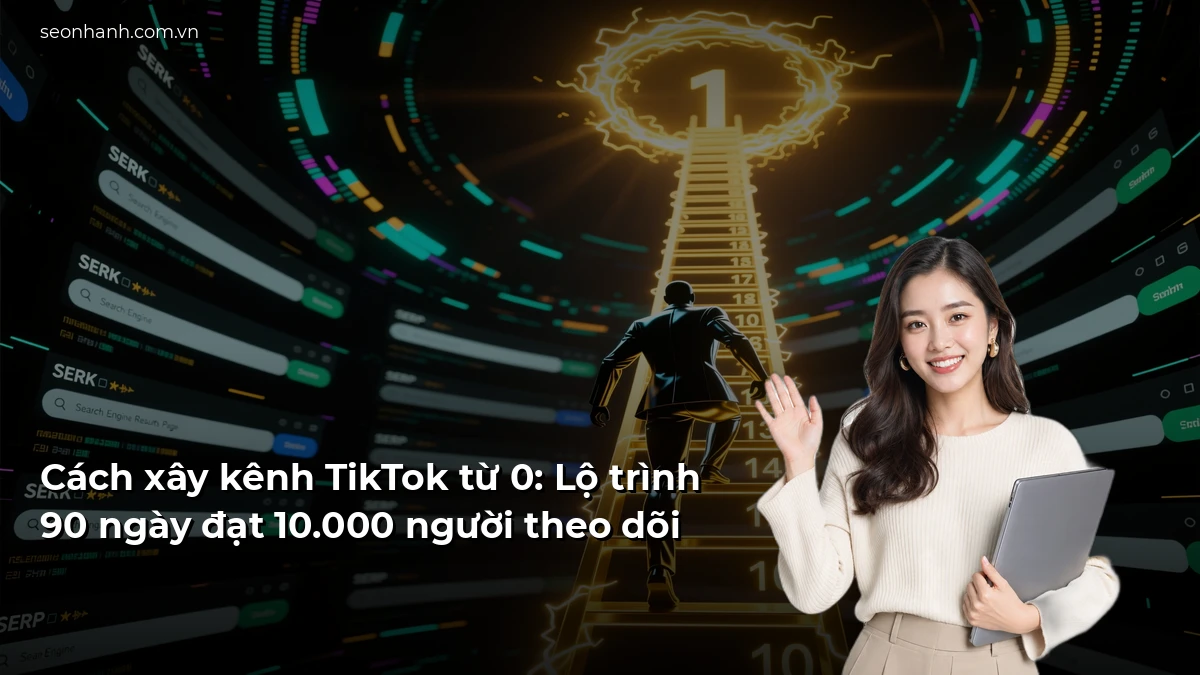 Cách xây kênh TikTok từ 0: Lộ trình 90 ngày đạt 10.000 người theo dõi