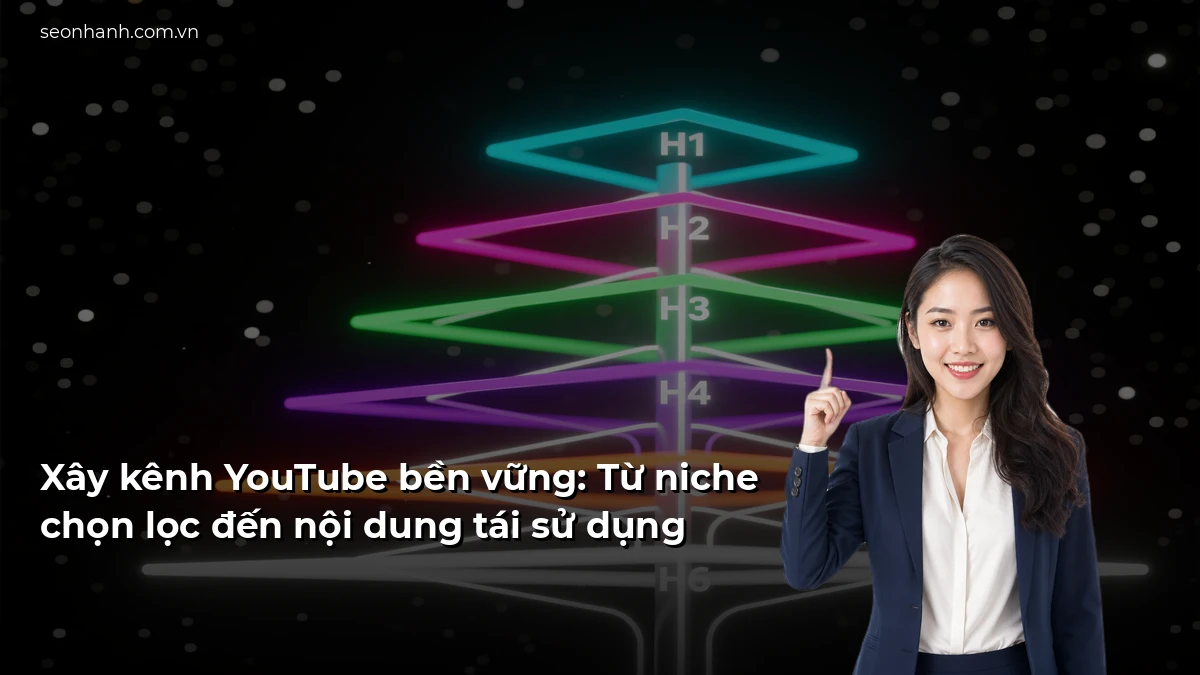 Xây kênh YouTube bền vững: Từ niche chọn lọc đến nội dung tái sử dụng