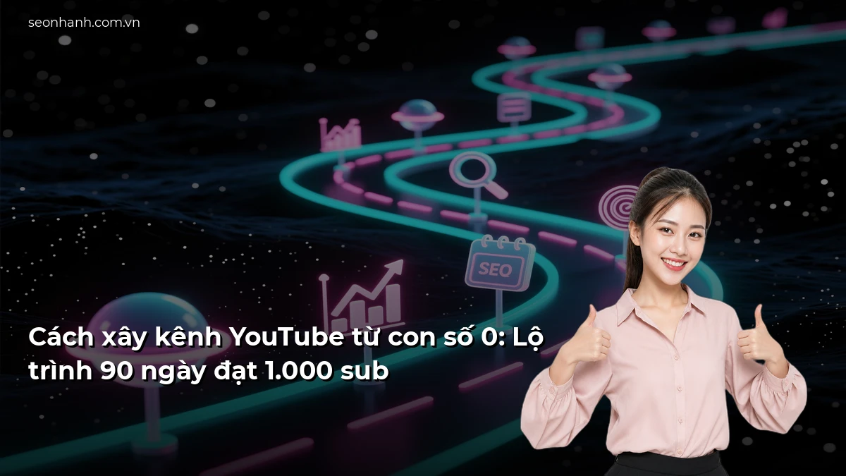 Cách xây kênh YouTube từ con số 0: Lộ trình 90 ngày đạt 1.000 sub