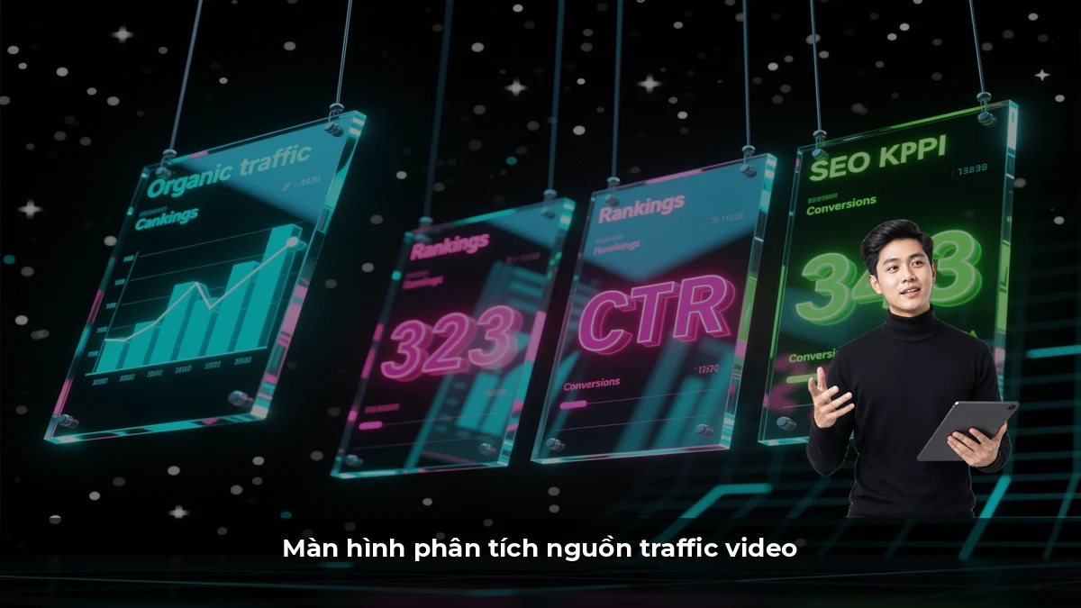 Màn hình phân tích nguồn traffic video