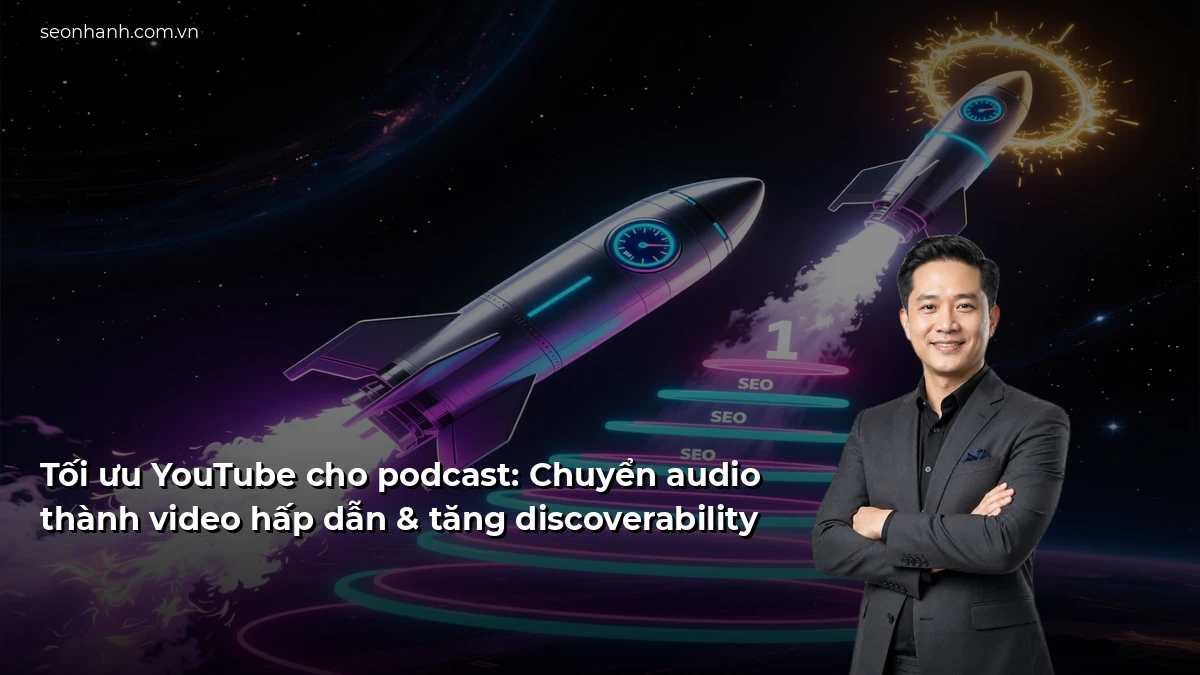 Tối ưu YouTube cho podcast: Chuyển audio thành video hấp dẫn & tăng discoverability