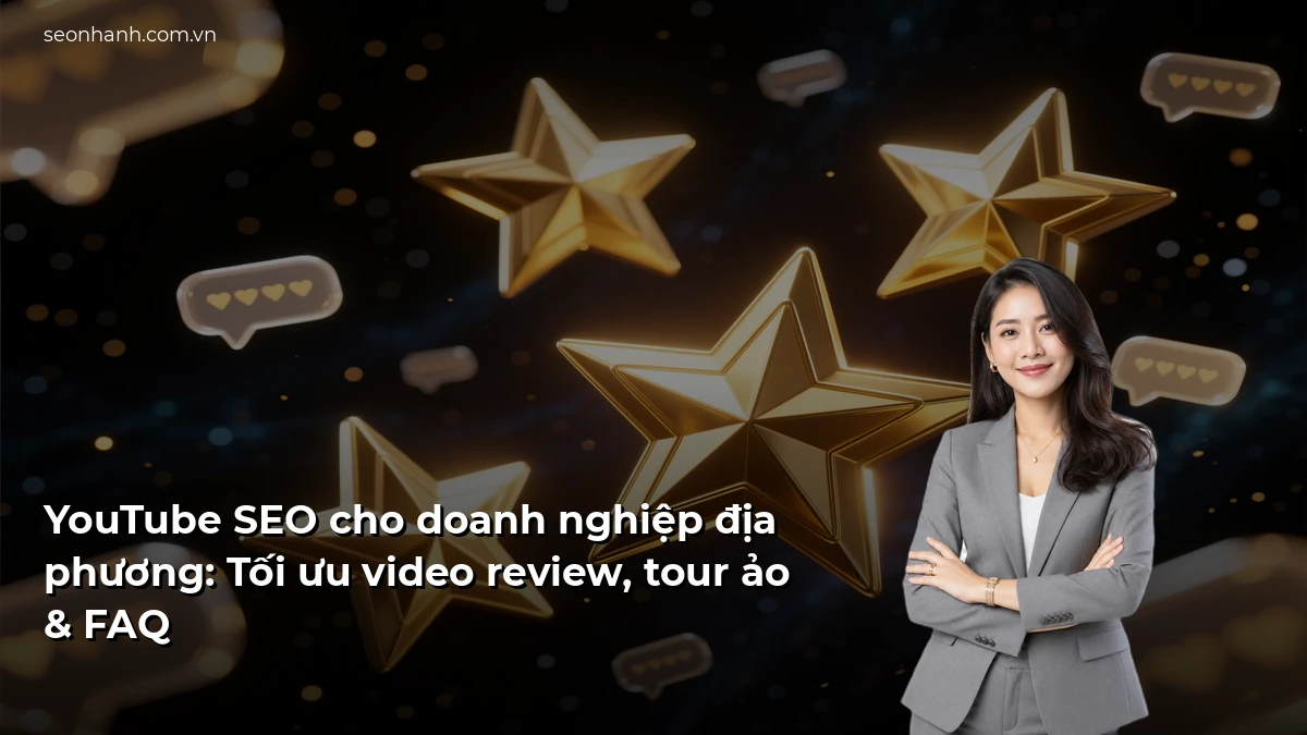 YouTube SEO cho doanh nghiệp địa phương: Tối ưu video review, tour ảo & FAQ