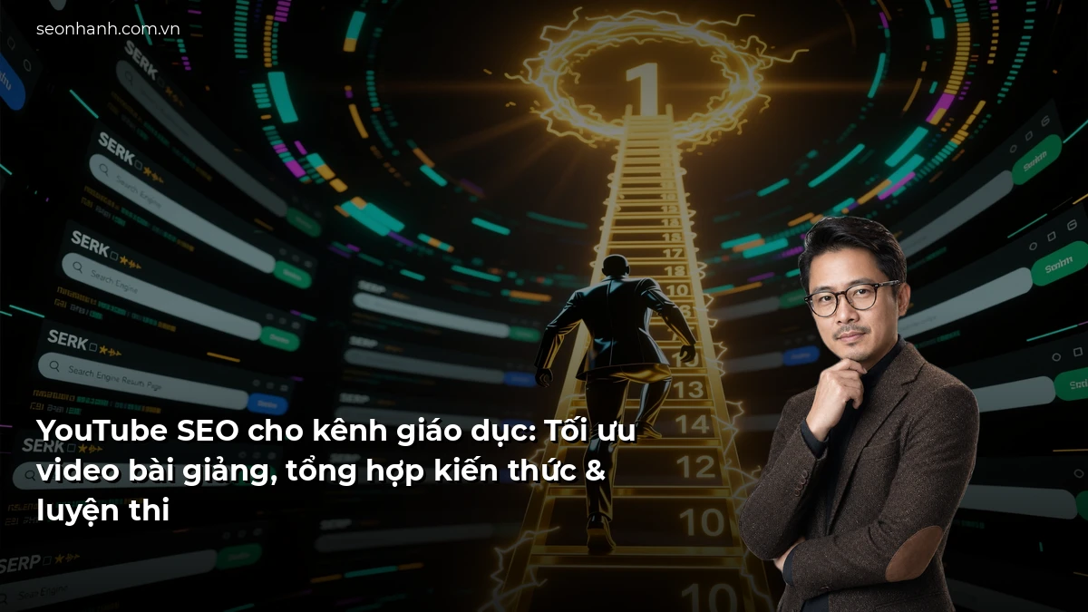YouTube SEO cho kênh giáo dục: Tối ưu video bài giảng, tổng hợp kiến thức & luyện thi