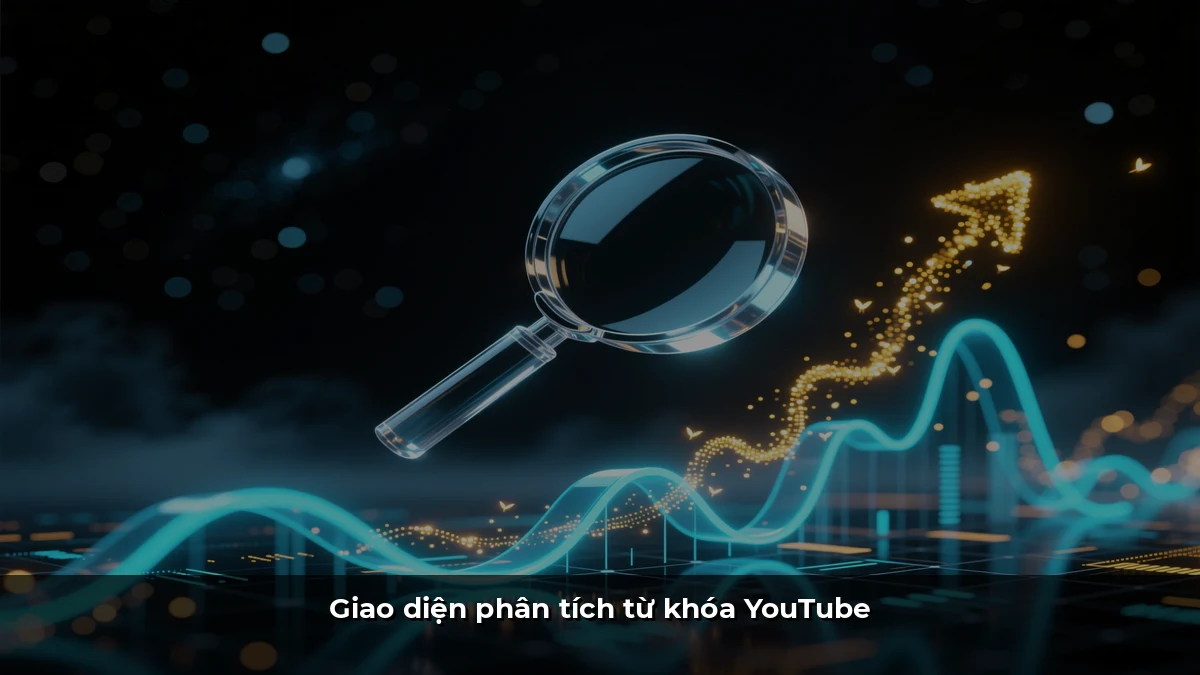 Giao diện phân tích từ khóa YouTube