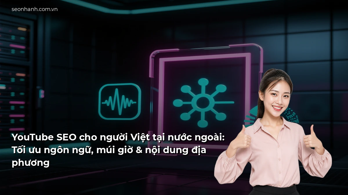 YouTube SEO cho người Việt tại nước ngoài: Tối ưu ngôn ngữ, múi giờ & nội dung địa phương