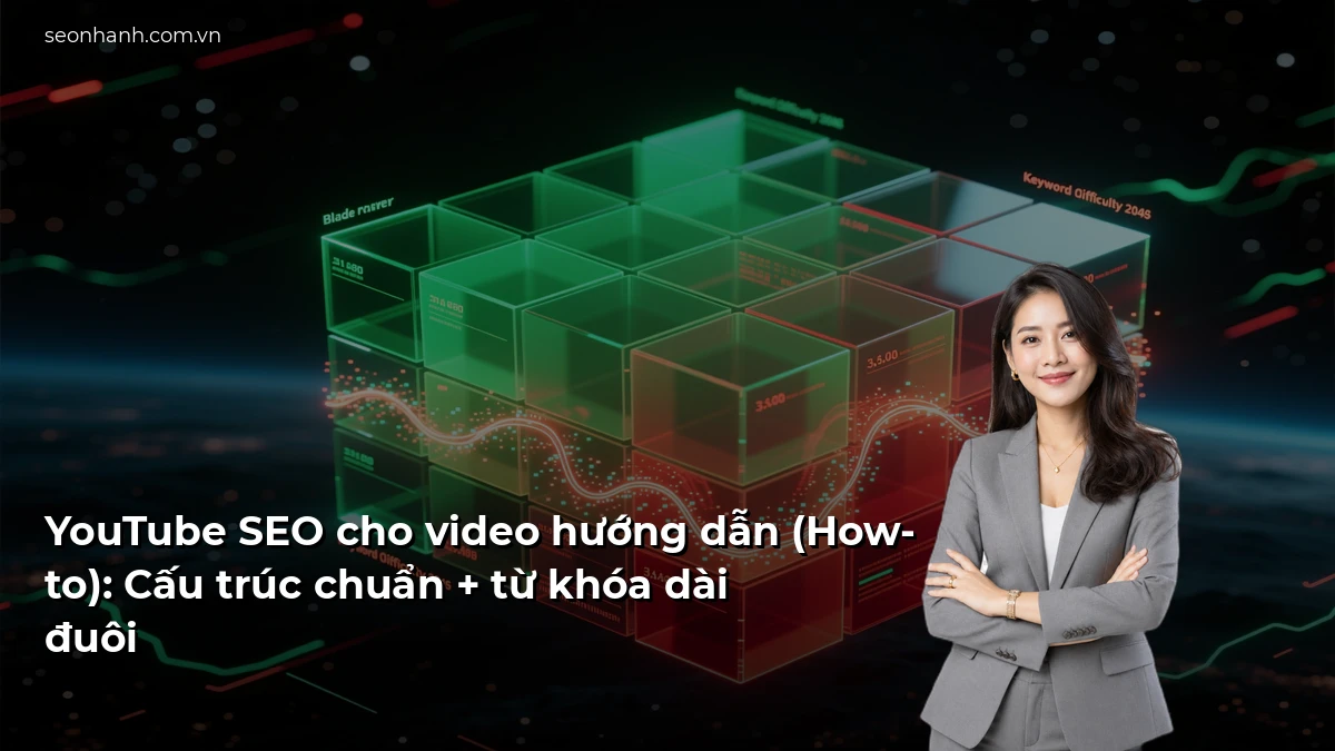 YouTube SEO cho video hướng dẫn (How-to): Cấu trúc chuẩn + từ khóa dài đuôi