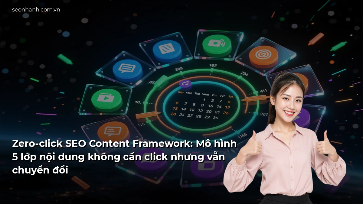 Zero-click SEO Content Framework: Mô hình 5 lớp nội dung không cần click nhưng vẫn chuyển đổi