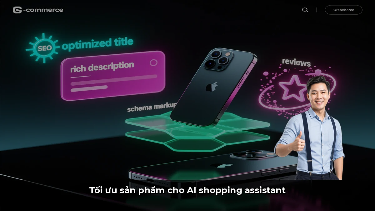 Tối ưu sản phẩm cho AI shopping assistant